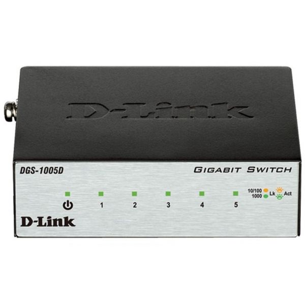  D-Link DGS-1005D 5port 1GBaseT METAL Case -  1