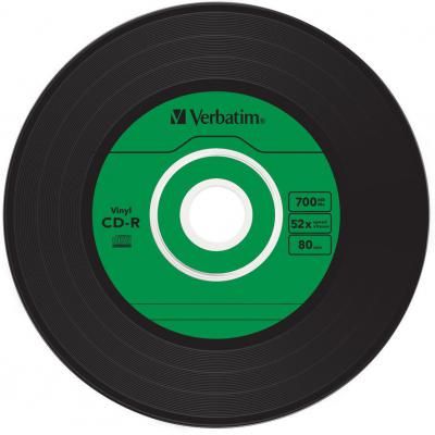  CD Verbatim 700Mb 52x Slim case Vinyl AZO (43426) -  6