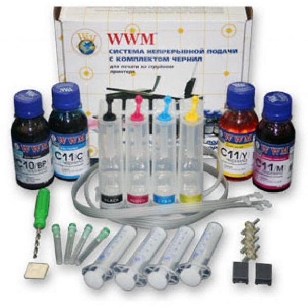 ���� WWM Canon Pixma MP230/240/250/260/270/272/280/490/495, MX320/330/340/350/360, iP2700, 4x100 �� ������� C10/C11, ��������� ����������� �� ���������� �������� (IS.0119) - �������� 1