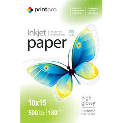 �������� PrintPro, ���������, A6 (10x15), 180 �/�, 500 ��� (PGE1805004R) - �������� 1