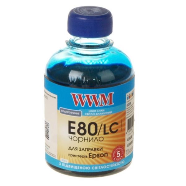 ������� WWM Epson L800/L805/L810/L850/L1800, Light Cyan, 200 ��, ������������ (E80/LC) - �������� 1