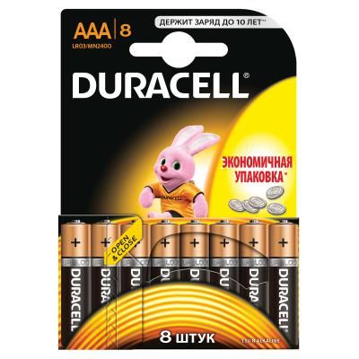 ��������� Duracell AAA MN2400 LR03 * 8 (5000394203341 / 81480364) - �������� 1