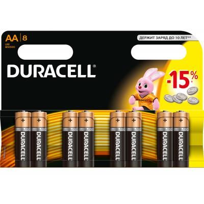 ��������� Duracell AA MN1500 LR06 * 8 (5000394006522 / 81417083 / 81480361) - �������� 1