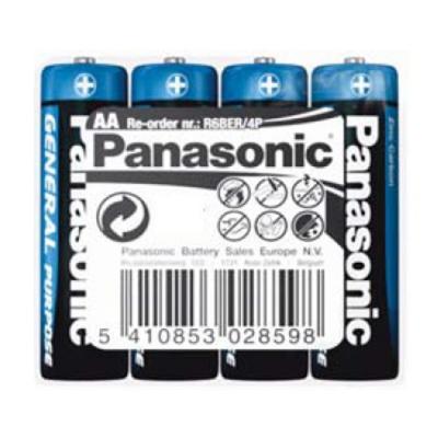 Panasonic ��������� GENERAL PURPOSE �������-������� AA(R6) �����, 4 ��. R6BER/4P - �������� 1