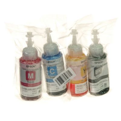 ��������� � ��������� Epson L100/L200 �������� B/C/M/Y (��70��) (C13T66464A) - �������� 1