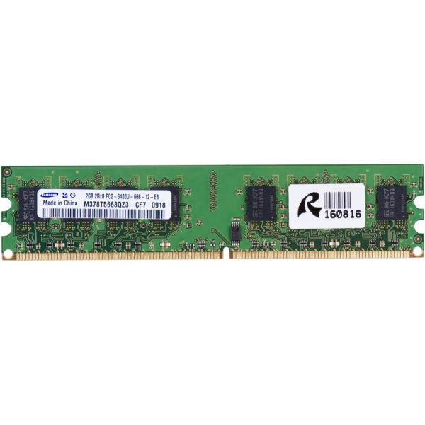 '  ' DDR2 2GB 800 MHz Samsung (M378B5663QZ3-CF7 / M378T5663QZ3-CF7) -  1