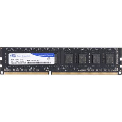 ������ 8Gb DDR3, 1600 MHz (PC3-12800), Team Elite, 11-11-11-28, 1.5V (TED38G1600C1101) - �������� 1