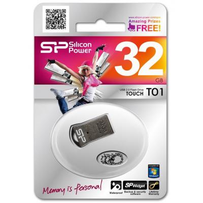 USB   Silicon Power 32GB Touch T01 USB 2.0 (SP032GBUF2T01V1K) -  3