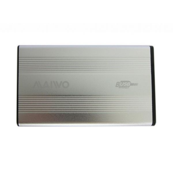   2,5" Maiwo K2501A-U2S silver SATA  USB2.0   . . -  1