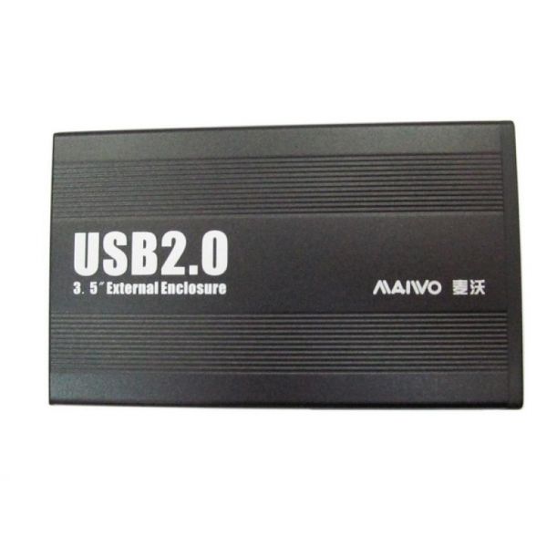   3,5" Maiwo K3502-U2S black  HDD SATA  USB2.0   .  -  1