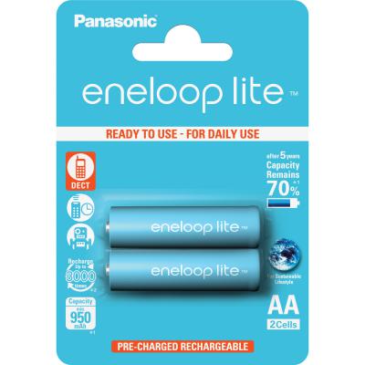  Panasonic Eneloop Lite AA 950mAh NI-MH * 2 (BK-3LCCE/2BE) -  1