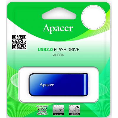 USB Flash Drive 32Gb Apacer AH334 Blue / AP32GAH334U-1 - �������� 6