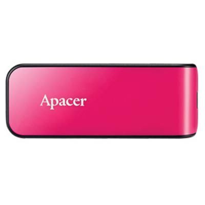 USB ���� ���������� Apacer 64GB AH334 pink USB 2.0 (AP64GAH334P-1) - �������� 1