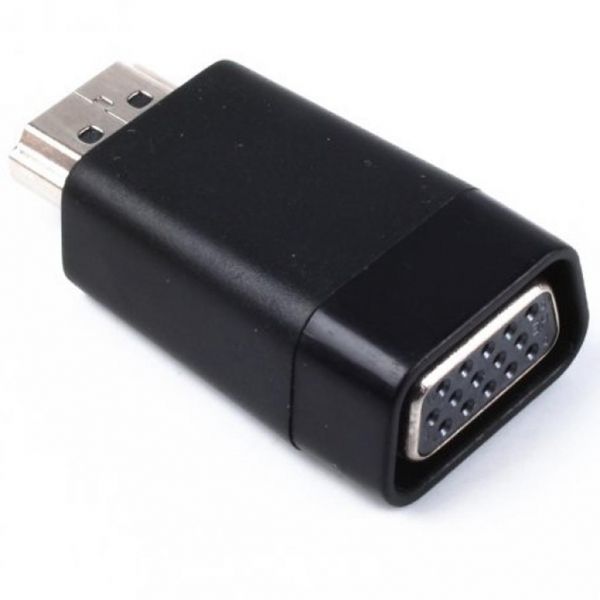  HDMI (M) - VGA (F), Cablexpert, Black (A-HDMI-VGA-001) -  2