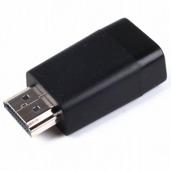  HDMI (M) - VGA (F), Cablexpert, Black (A-HDMI-VGA-001) -  1