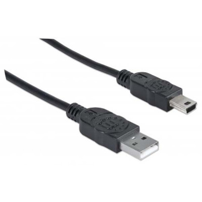 ���� ������ USB 2.0 AM to Mini 5P 1.8m Manhattan (333375) - �������� 1