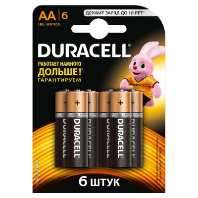 ��������� Duracell AA MN1500 LR06 * 6 (5000394107458 / 81485016) - �������� 1