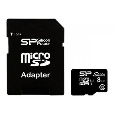����� ������ Silicon Power 8Gb microSDHC class 10 (SP008GBSTHBU1V10SP) - �������� 1