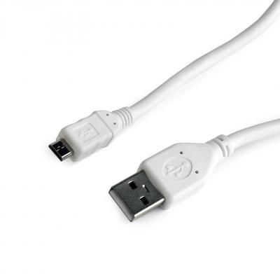  USB - micro USB 1  Cablexpert White,  (CCP-mUSB2-AMBM-W-1M) -  1