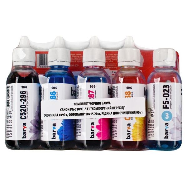 ������� BARVA Canon PG-510/CL511 ���������� ������� (������� 4�90 ��, ���������� 10�15 20 �, �������� �������� 90 ��) - �������� 2
