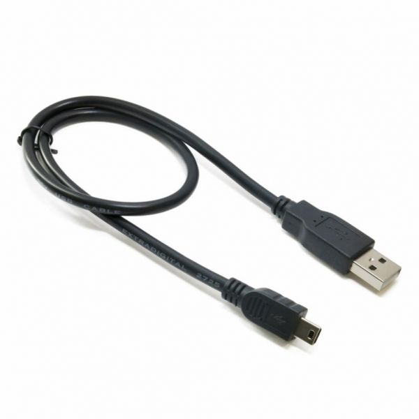 ������ USB - mini USB 0.5 � Extradigital Black (KBU1627) - �������� 1
