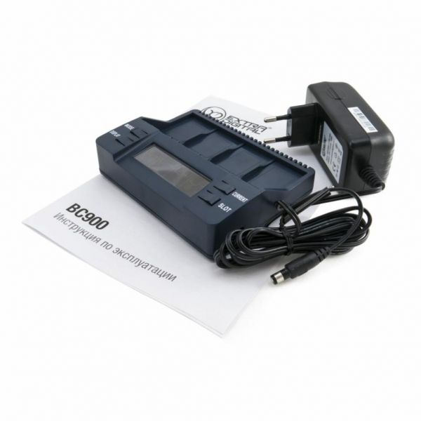 �������� ������� Extradigital BC900, Black, 4 x CR-9V (�����), ���������� ��������, �� 50 mA �� 200 mA, ������������� LCD �����, ����� / ������ / ���������� / ���������� ����������� ������ / ������� ���� (AAC2828) - �������� 7