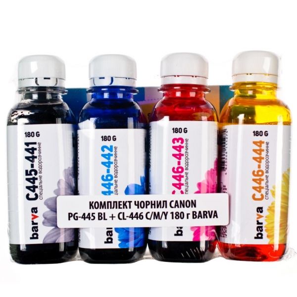 ������� BARVA CANON PG 445 BL + CL 446 C/M/Y 180 � E404/E414/MG2440/IP2840 CPG445-180-MP - �������� 2