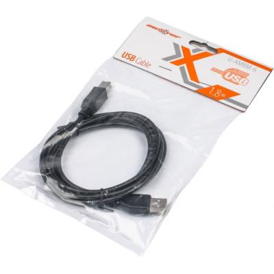 ������ ��� �������� USB 2.0 AM/BM 1.8m Maxxter (U-AMBM-6) - �������� 2