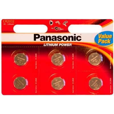 ��������� PANASONIC CR 2032 * 6 LITHIUM (CR-2032EL/6B) - �������� 1
