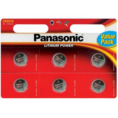 Panasonic ��������� ���� CR2016 ������, 6 ��. CR-2016EL/6B - �������� 1