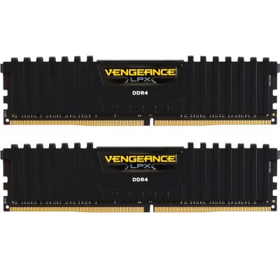 ������ ���'�� ��� ����'����� DDR4 16GB (2x8GB) 2400 MHz Vengeance LPX Black Corsair (CMK16GX4M2A2400C14) - �������� 1