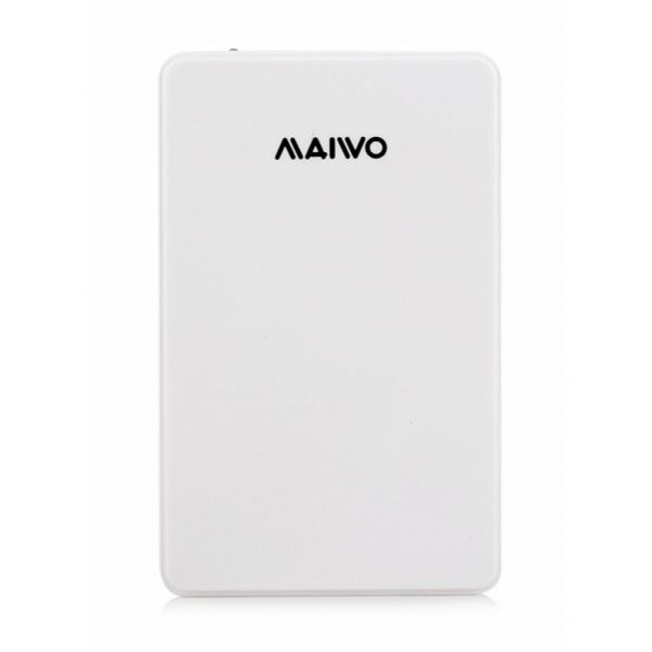   2.5" Maiwo K2503D, White, USB 3.0, 1xSATA HDD/SSD,   USB -  1