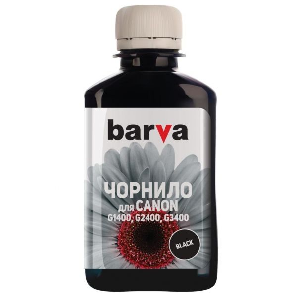 ������� Barva Canon GI-490 ��� G1400/G2400/G3400, Black Pigment, 180 � (G490-503) - �������� 1