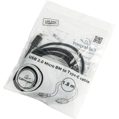 ������ USB Micro 1,8 � Cablexpert CCP-USB2-mBMCM-6 Micro BM-����/C-����, �������� ��� ����������� USB 3.1 ���������� � Micro USB 2.0 ����� - �������� 2