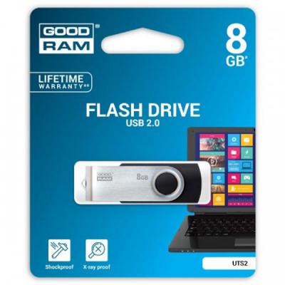 ��e� ���'��� USB 2.0 8GB Twister Black GOODRAM UTS2-0080K0R11 - �������� 4