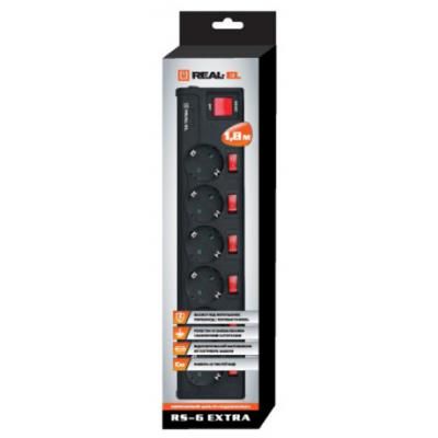 ��������� ������ �������� REAL-EL RS-6 EXTRA 1.8m, black (EL122300001) - �������� 2