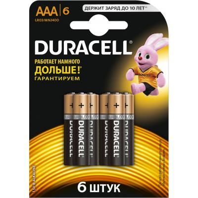 ��������� Duracell AAA MN2400 LR03 * 6 (5000394107472 / 81483511) - �������� 1