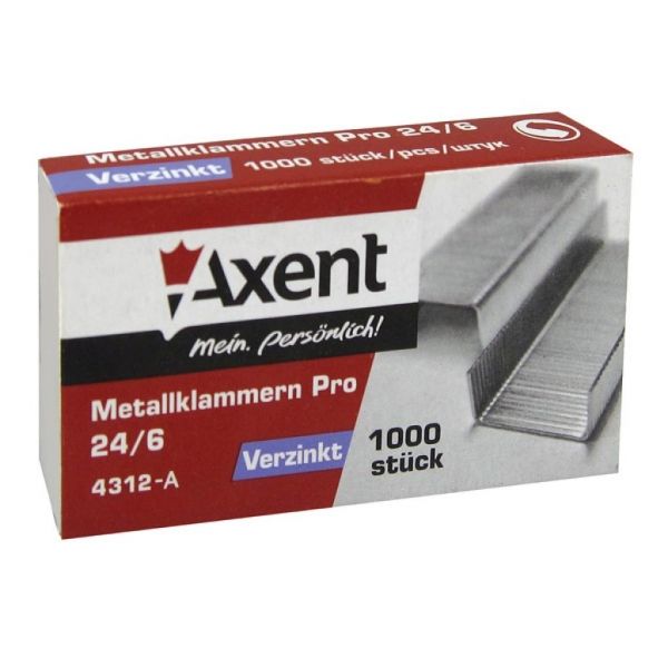    24/6 Pro, up to 30 sheets, 1000  Axent (4312-) -  1