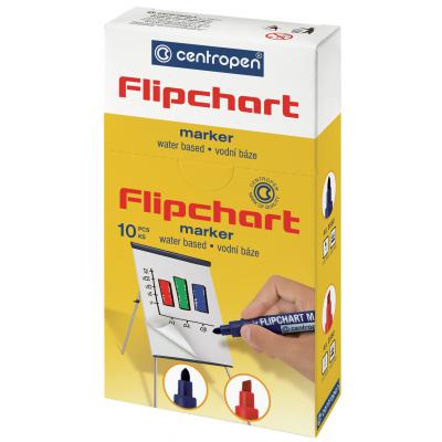 ������ Centropen Flipchart 8550 2,5 ��, round tip, blue (8550/03) - �������� 2