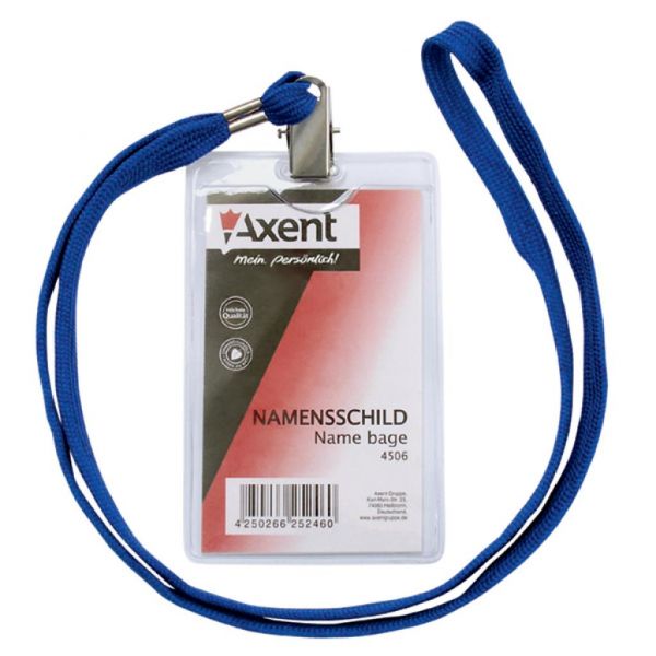  Axent vertical 11,7*6,4cm, string, clear (4506-) -  1