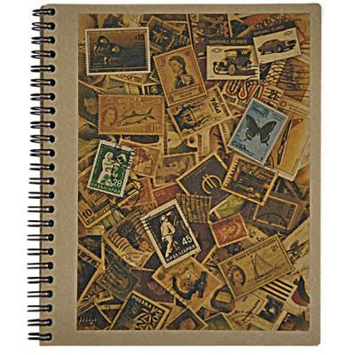 ������� BUROMAX spiral side, �5, 80sheets, KRAFT, square (assorted) (BM.2415) - �������� 3