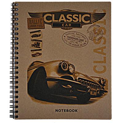 ������� BUROMAX spiral side, �5, 80sheets, KRAFT, square (assorted) (BM.2415) - �������� 4