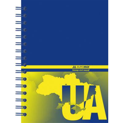  Buromax spiral side, 6, 96sheets, square, UKRAINE (assorted) (BM.2422) -  2