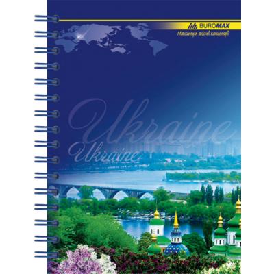  Buromax spiral side, 6, 96sheets, square, UKRAINE (assorted) (BM.2422) -  4