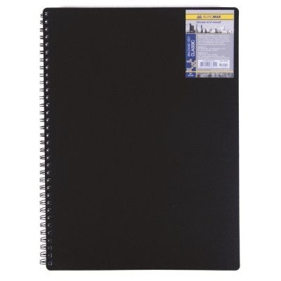 ������� Buromax spiral side, �6, 80sheets, CLASSIC, square, black (BM.2589-001) - �������� 1