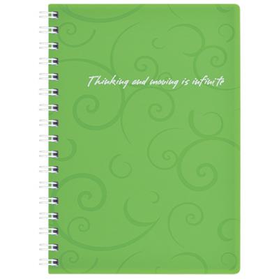 ������� Buromax spiral side, �6, 80sheets, Barocco, square, green (BM.2589-615) - �������� 1
