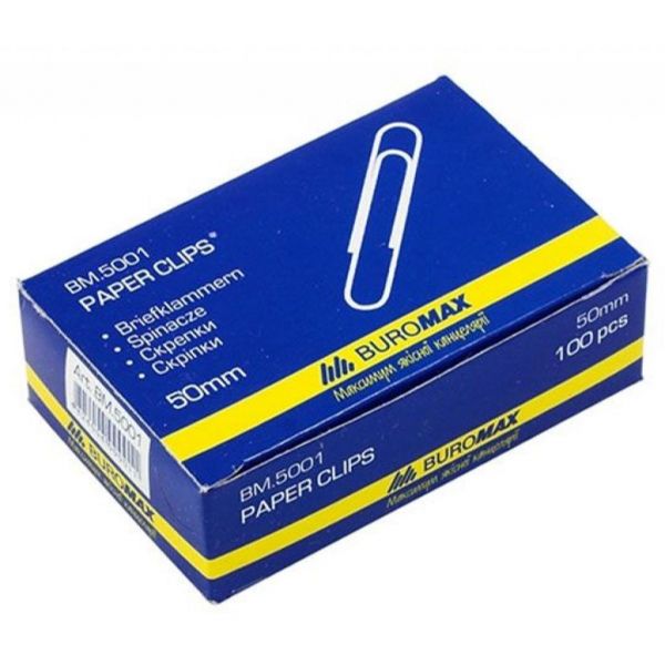 ������ ����������� Buromax 50��, nickel-plated, 100�� (BM.5001) - �������� 1