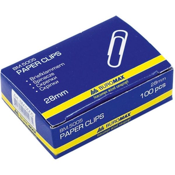 ������� BUROMAX 28 ��, nickel-plated, rounded, 100 �� (BM.5005) - �������� 1