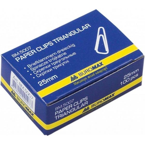 ������� BUROMAX 25��, nickel-plated, triangular, 100�� (BM.5007) - �������� 1