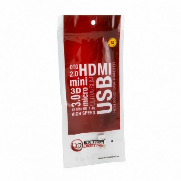  microUSB <-> iPhone5, Extradigital, White (KBA1648) -  5